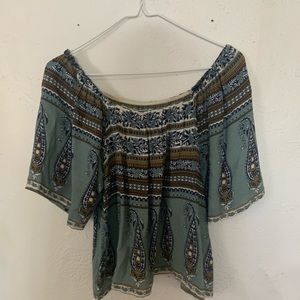 F21 boho crop